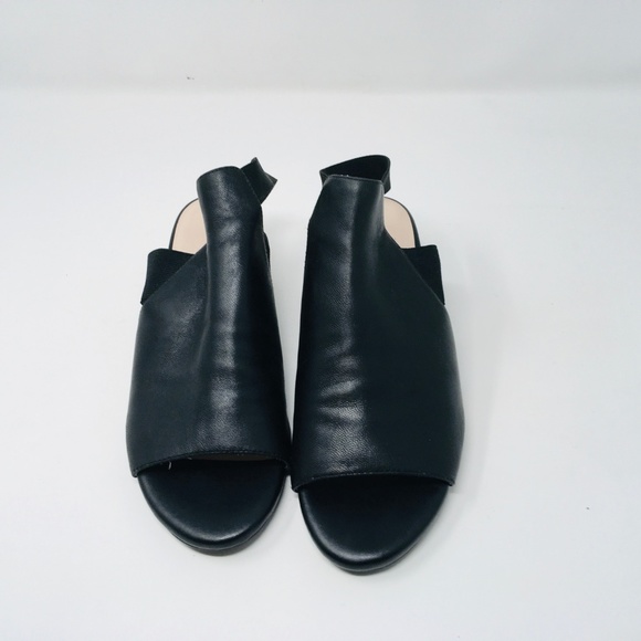 Taryn Rose black slingback wedge sandal Shye 7.5 - Picture 4 of 6